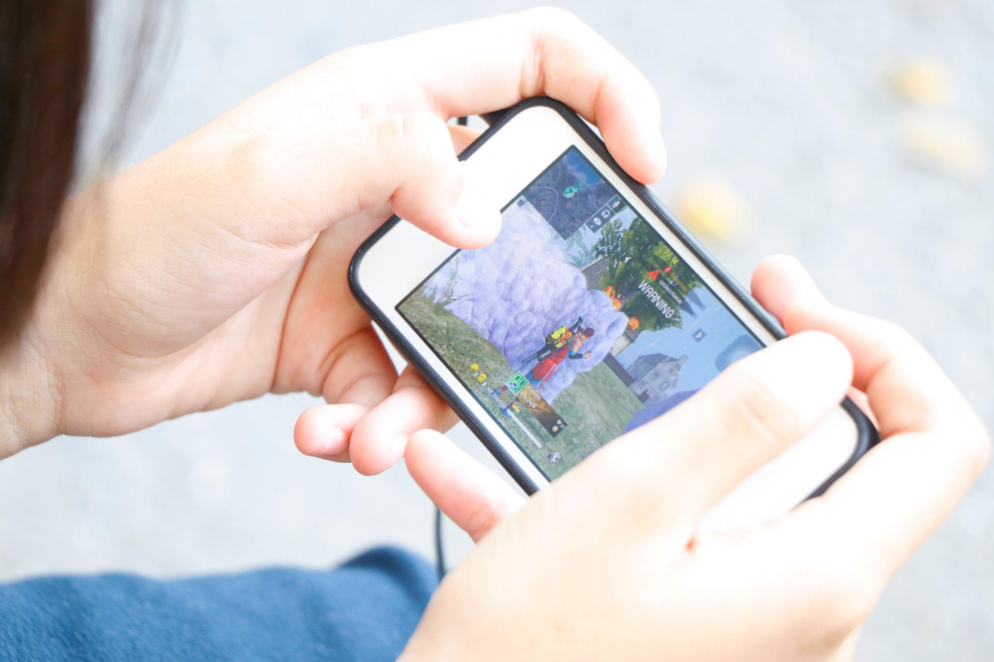 Usuario jugando Garena Free Fire.