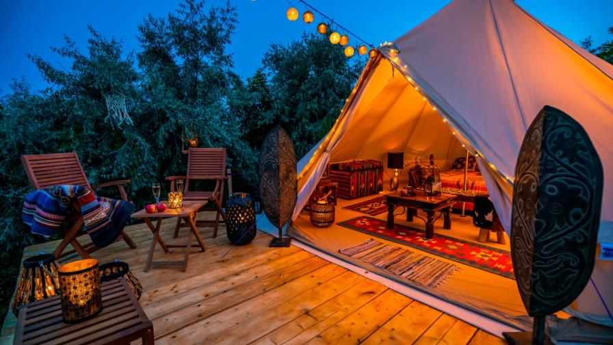 El glamping se extiende a Dubái