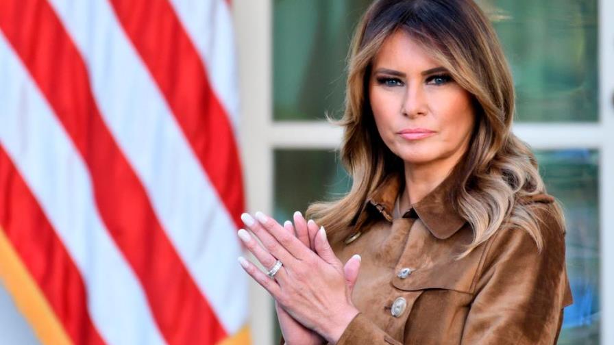 El mensaje despedida de Melania Trump llama a la reconciliación