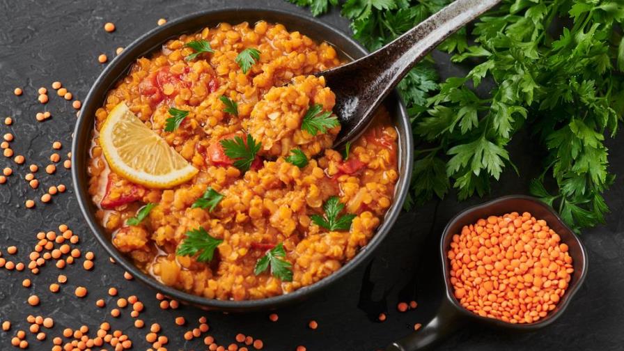 Ensalada de lentejas a la naranja: ideal para runners