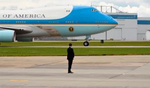 El avión del expresidente Trump abandonado en un aeropuerto de Nueva York