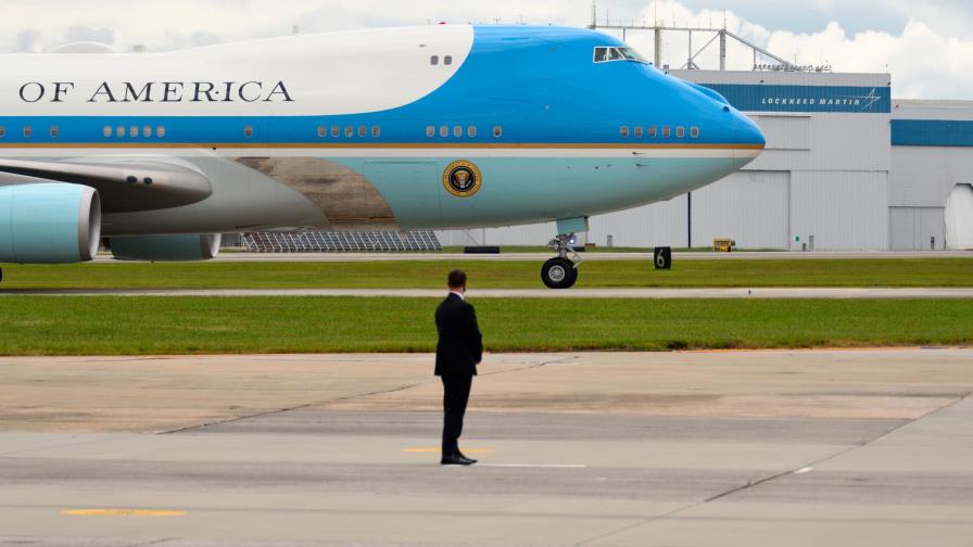 El avión del expresidente Trump abandonado en un aeropuerto de Nueva York