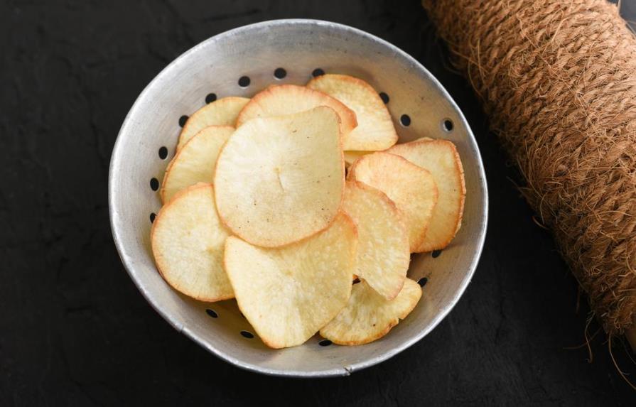 Papas chips saludables, caseras y en el microondas 