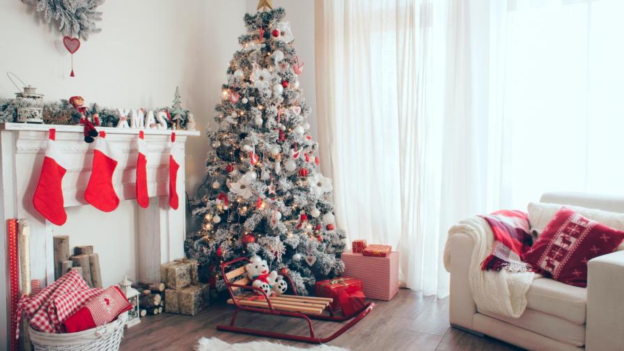 Decoración navideña para iniciar las fiestas 