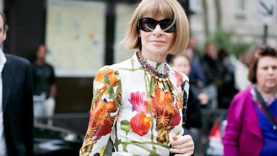 Anna Wintour se deja ver en ropa deportiva para anunciar las ‘Vogue Global Conversations’