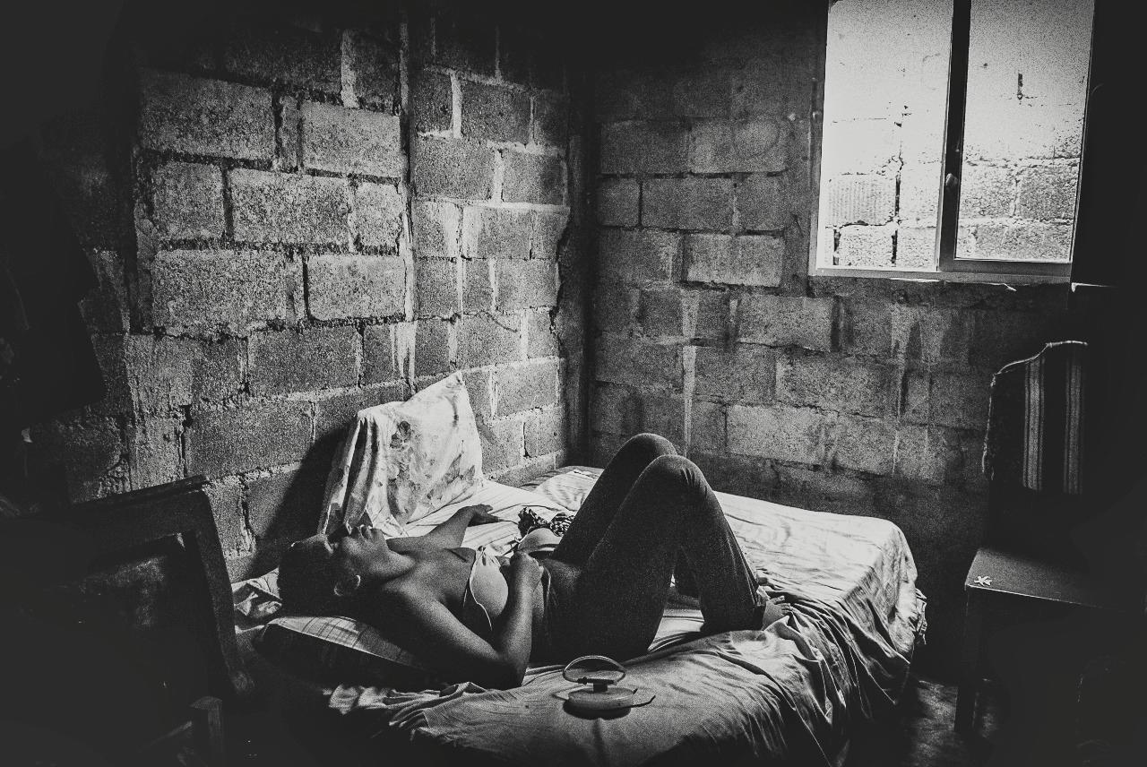  “Sin título”, finalista en el renglón “Blanco y Negro”.