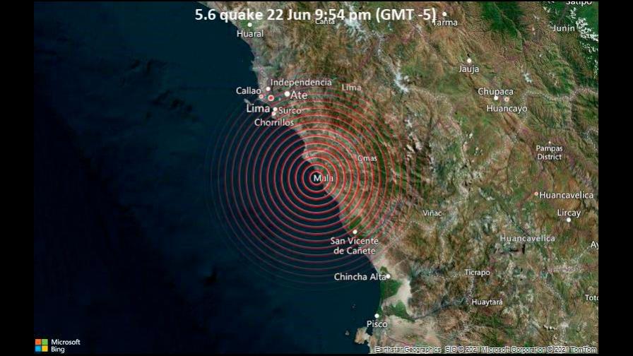 Un sismo de magnitud 3,6 sacude la región de Lima sin causar daños