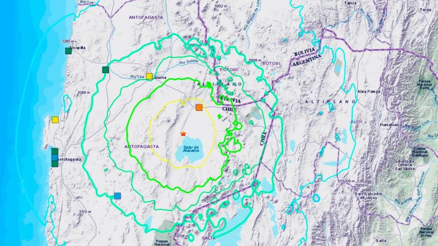 Sismo de magnitud 6,8 remece el norte chileno Sismo de magnitud 6,8 remece el norte chileno