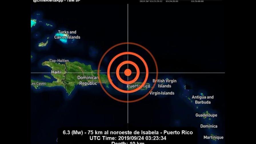 Temblor de tierra se siente en Santo Domingo