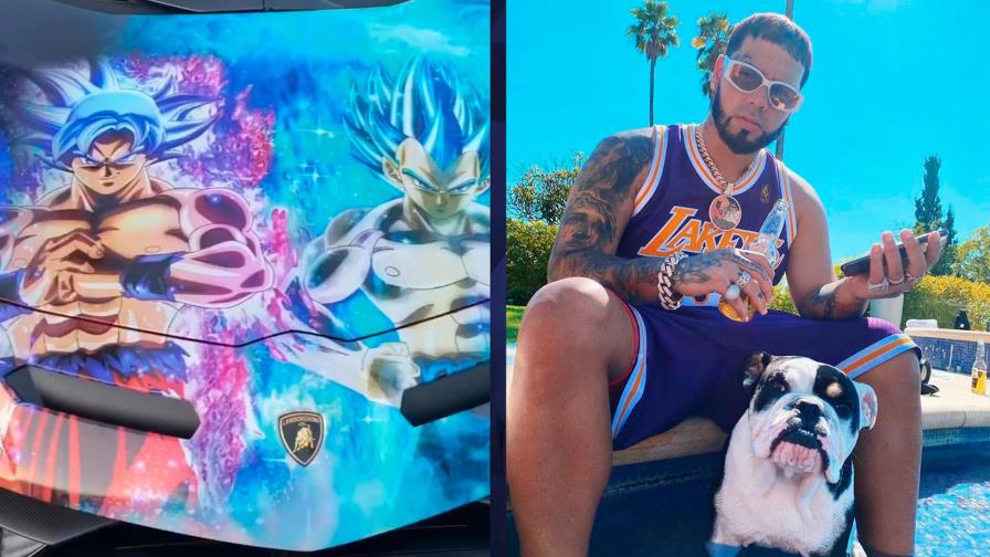 Video | El choquecito al costoso Lamborghini de Anuel AA que quedó captado