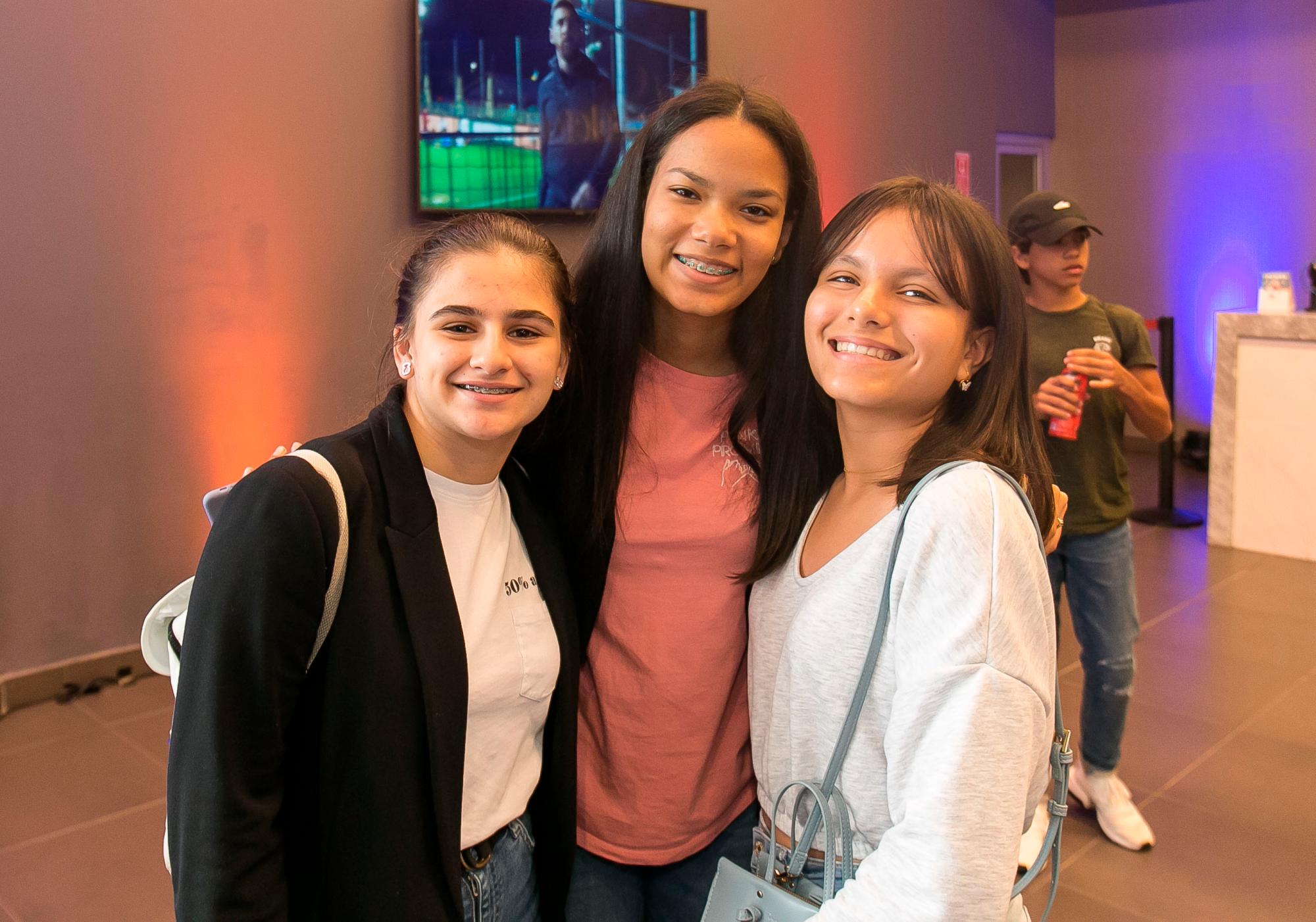 Sofia Valdez, Vanessa Cabral y Natalia Pulgarin.