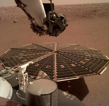 Sonda InSight de la NASA captura sonido del viento en Marte