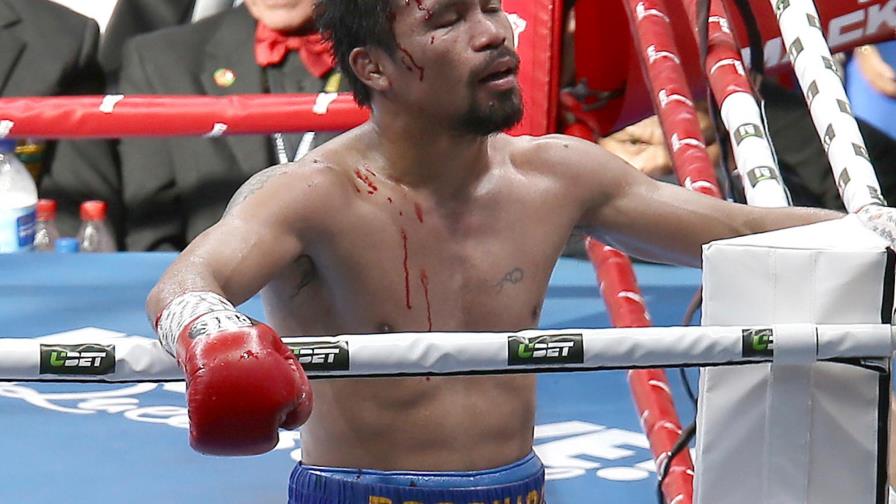 Pacquiao regresa como un cuarentón a Las Vegas y expone cinturón ante Broner