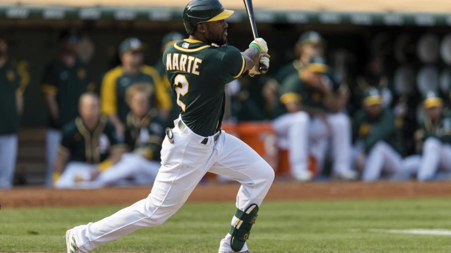 Dominicano Marte decide victoria de los Atléticos sobre los Astros Dominicano Marte decide victoria de los Atléticos sobre los Astros