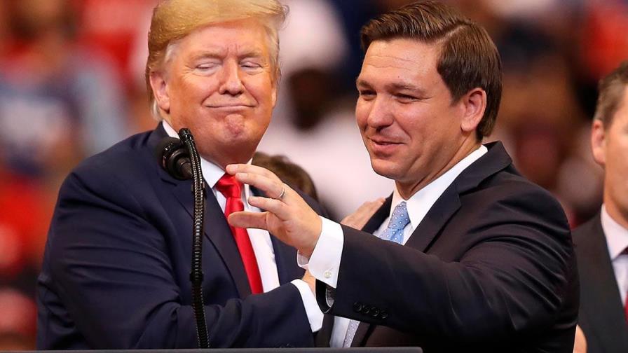 Sondeo pone al gobernador de Florida por encima de Trump en comicios de 2024