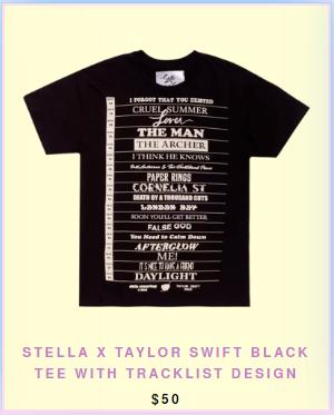 Al igual que las colecciones de Swift, las piezas de la colección ‘Stella x Taylor Swift’ están disponibles por 24 horas y luego son reemplazadas.