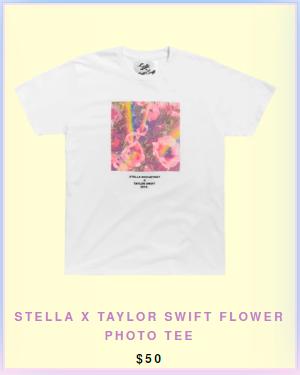 Al igual que las colecciones de Swift, las piezas de la colección ‘Stella x Taylor Swift’ están disponibles por 24 horas y luego son reemplazadas.