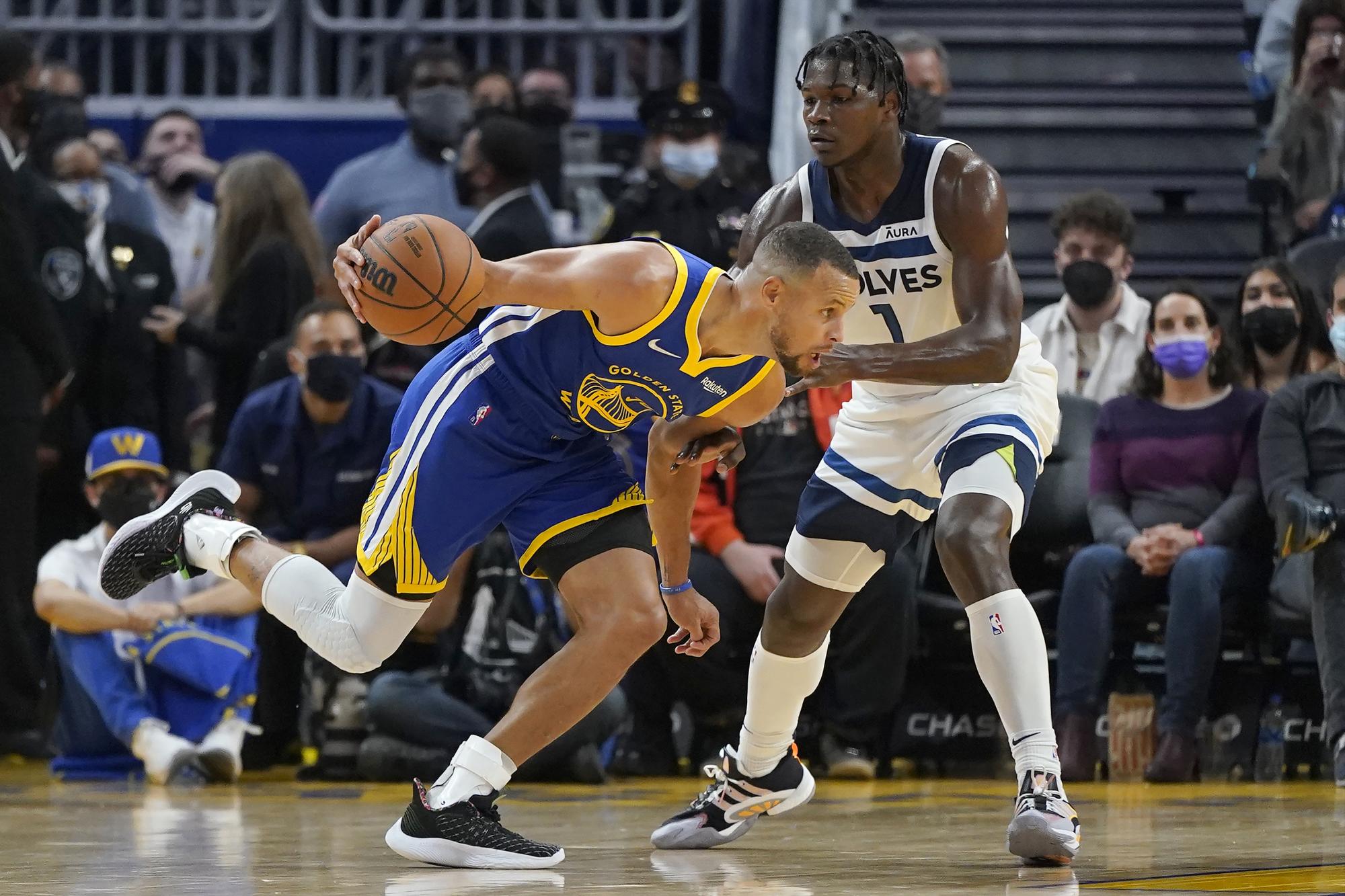 Wiggins brilla ante exequipo, Warriors ganan Timberwolves