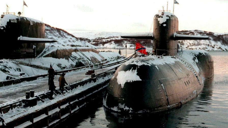 Un incendio en submarino de  la armada rusa