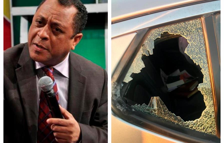 Michael Miguel es víctima de la delincuencia; rompen cristal de su vehículo 