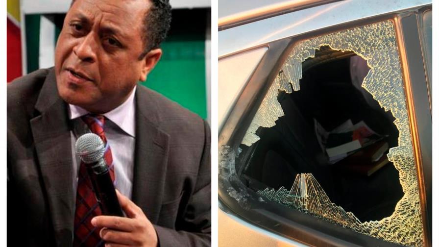 Michael Miguel es víctima de la delincuencia; rompen cristal de su vehículo 