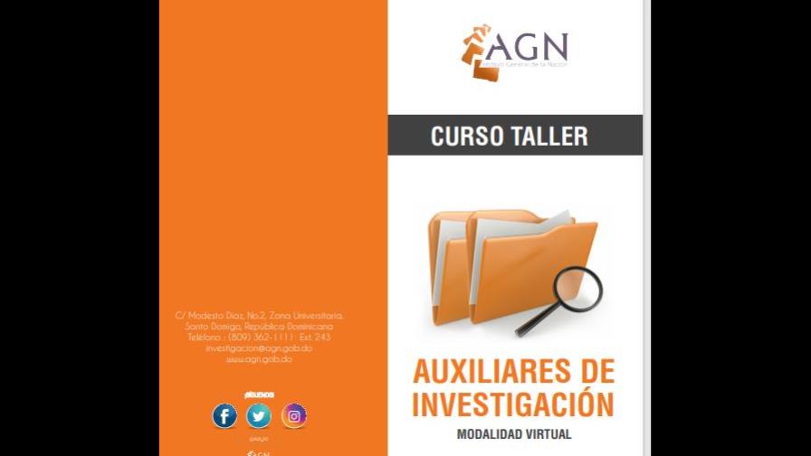 Archivo General de la Nación impartirá Curso de auxiliares en investigación