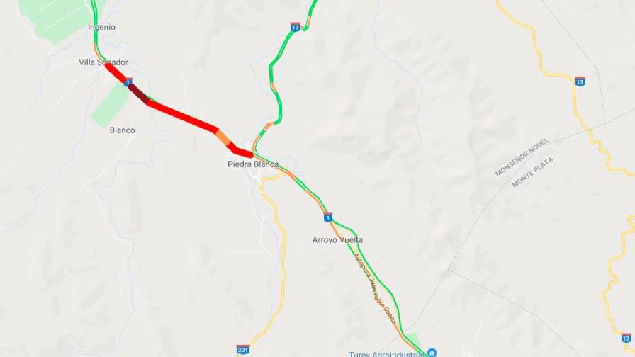 Tapón en autopista Duarte trastornó el tránsito por más de 10 horas Tapón en autopista Duarte trastornó el tránsito por más de 10 horas