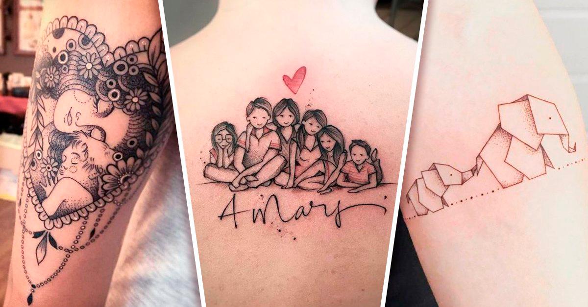 tatuajes de bebes para mamas