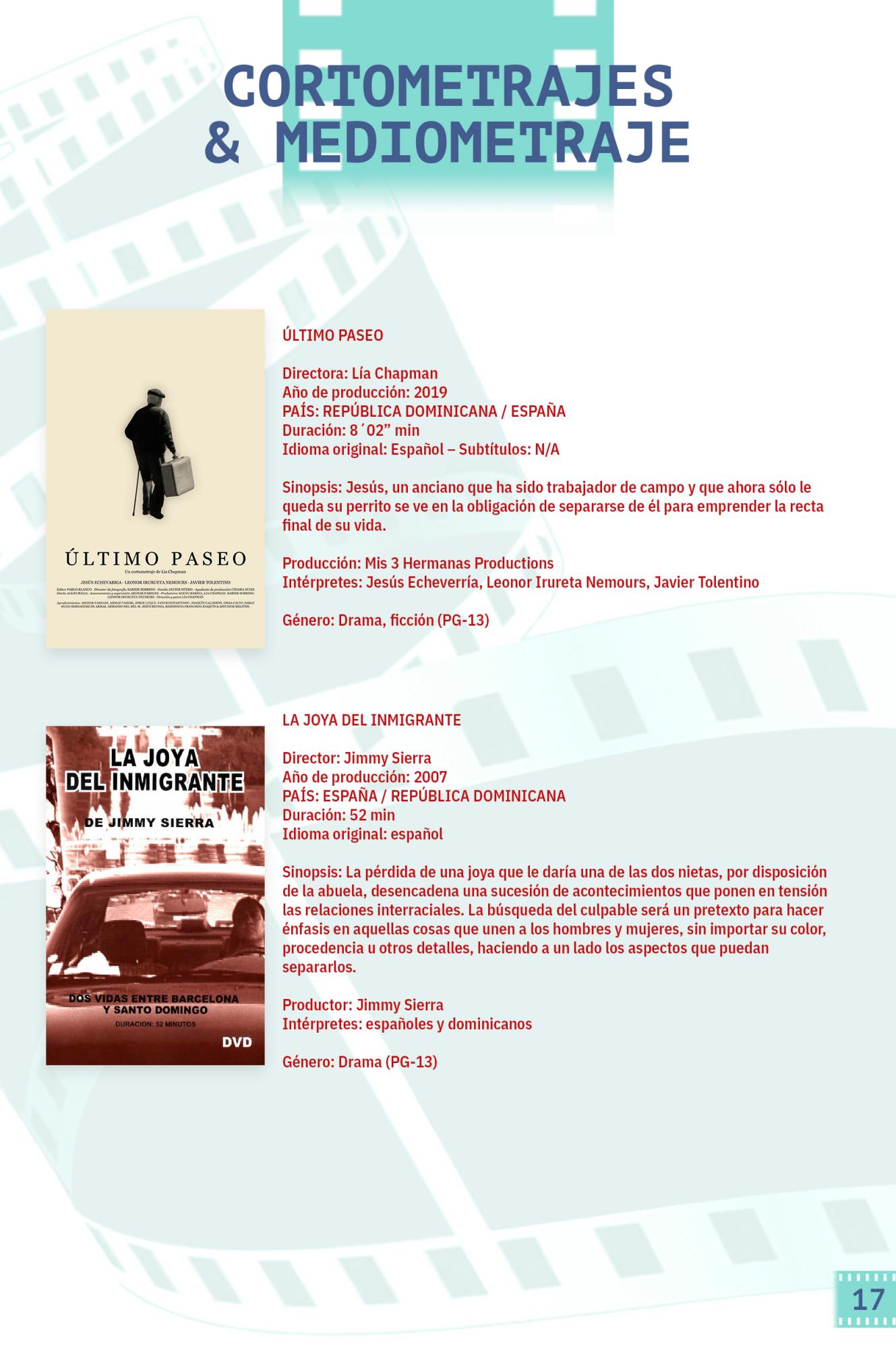 El cine dominicano disponible en el festival