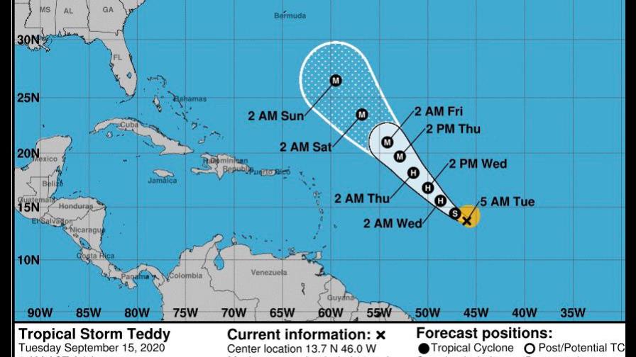 República Dominicana monitorea con “especial atención” a la tormenta Teddy 
