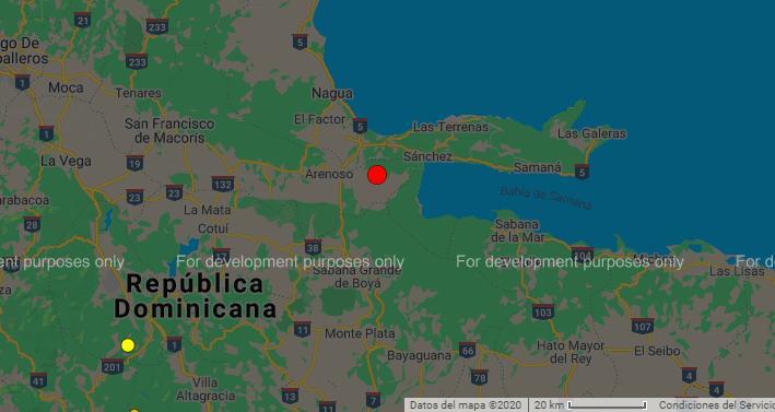 Reportan sismo de 4.5 grados en la zona del Bajo Yuna