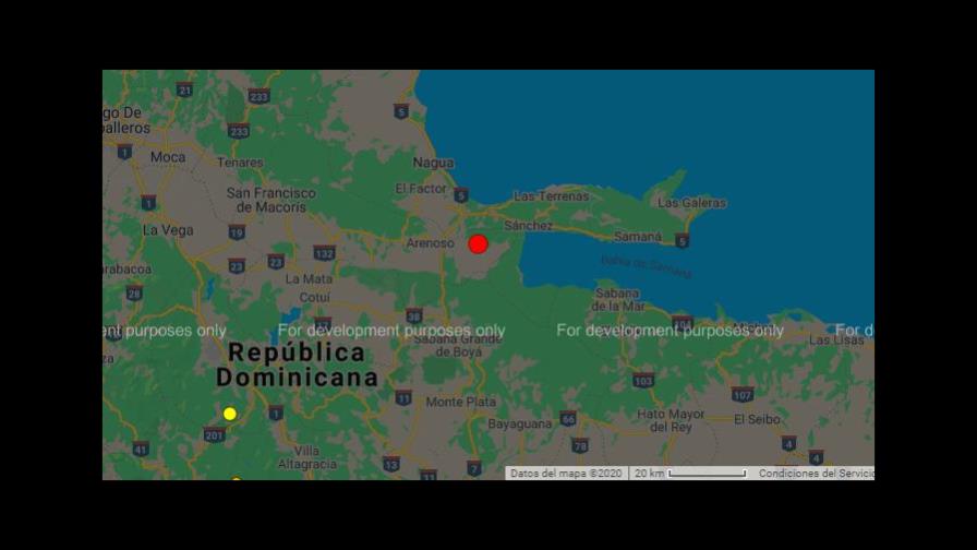 Reportan sismo de 4.5 grados en la zona del Bajo Yuna