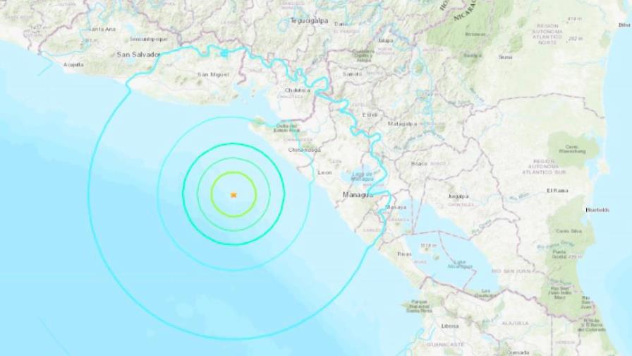 Reportan sismo de 6.5 cerca de la costa de Nicaragua