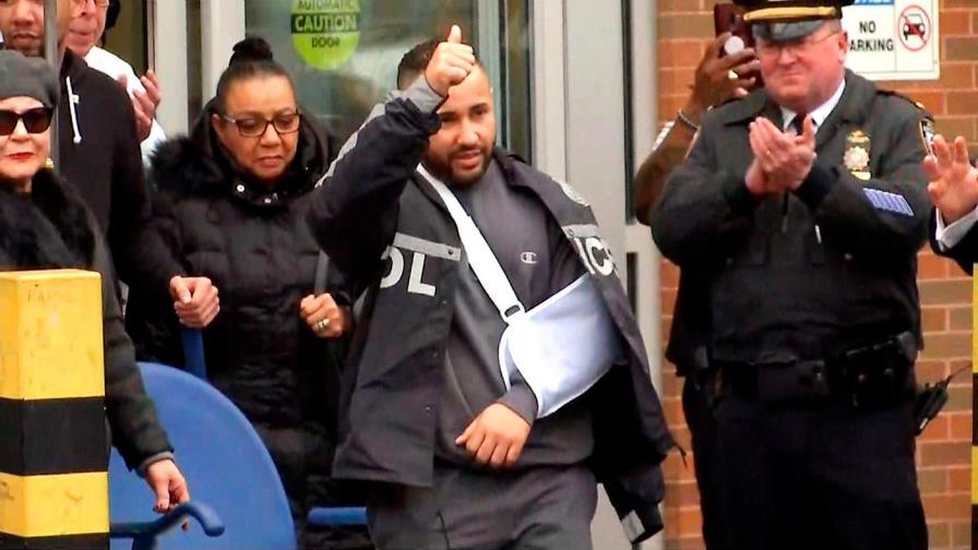 Sale del hospital teniente dominicano herido en cuartel de El Bronx