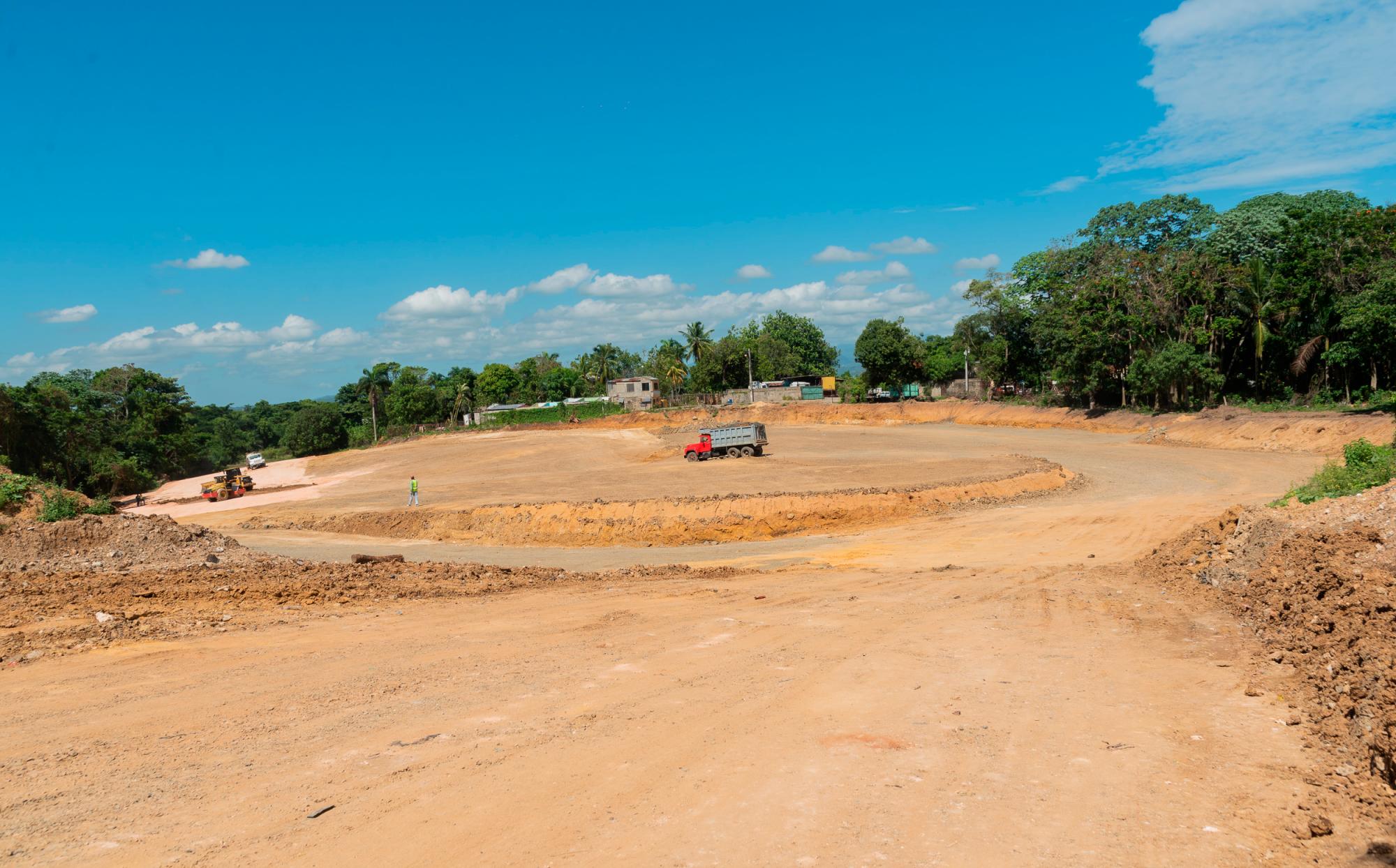 En este lugar se construirá la terminal del Cibao, en la entrada de Los Alcarrizos.