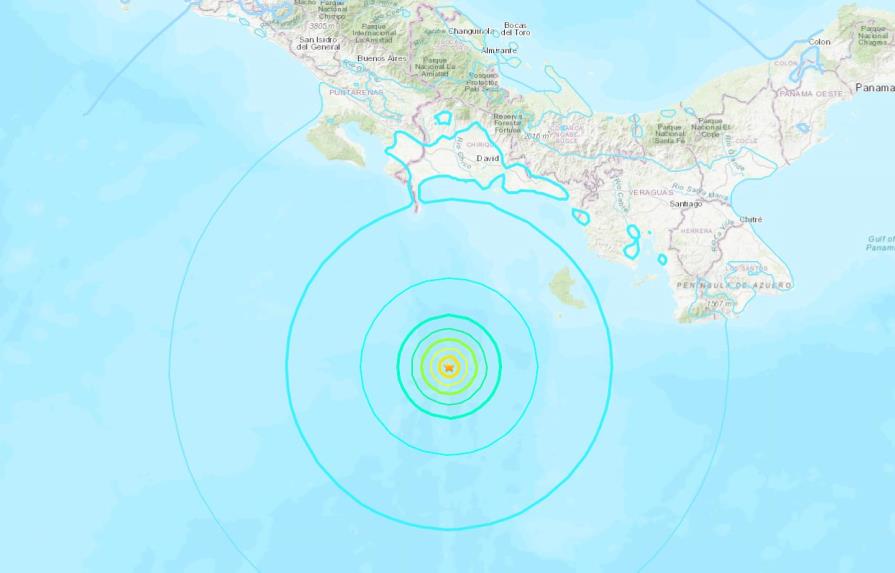 Un sismo de magnitud 6,4, con epicentro en el mar, sacude zonas de Panamá