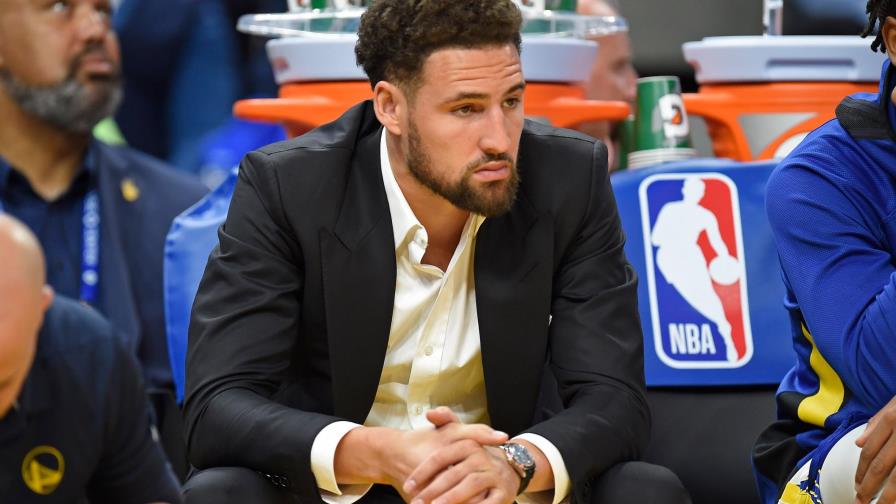 La reacción de Klay Thompson tras ver caer a los Warriors te romperá el corazón