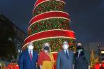 El Banco Central encendió su árbol de Navidad El Banco Central encendió su árbol de Navidad