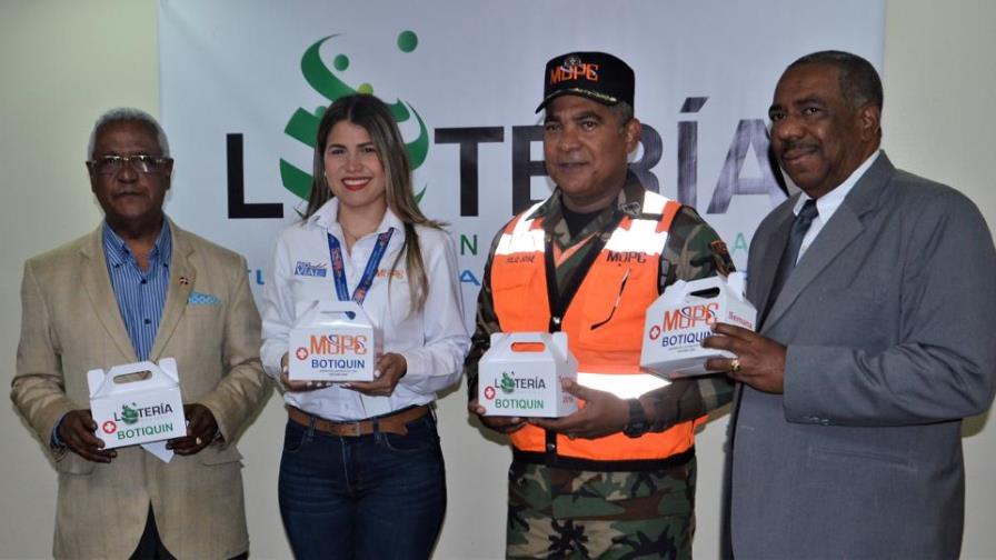 La Lotería realiza donación de botiquines de emergencia