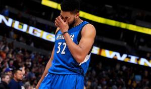 Falta técnica a Karl-Anthony Towns en juego que pierden los Timberwolves