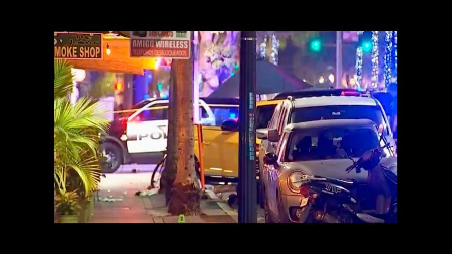Identifican autor de tiroteo que dejó 3 heridos en una calle de Miami Beach