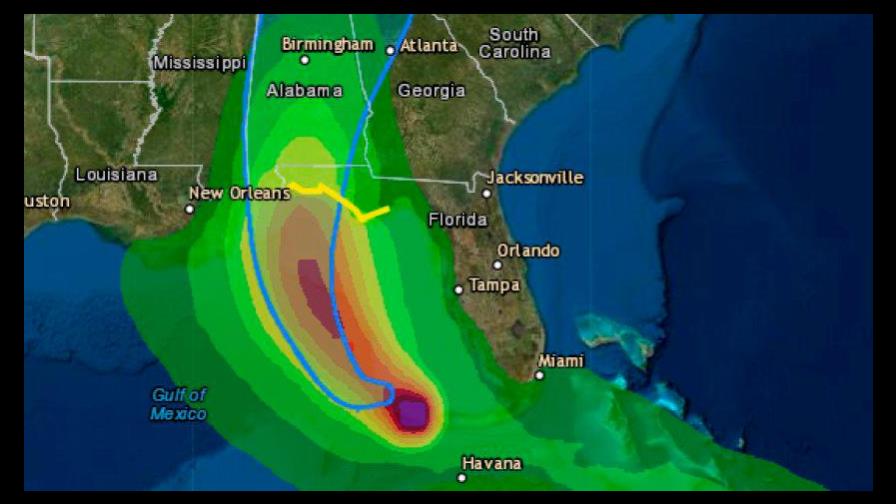 El centro de tormenta Fred toca tierra en el noroeste de Florida