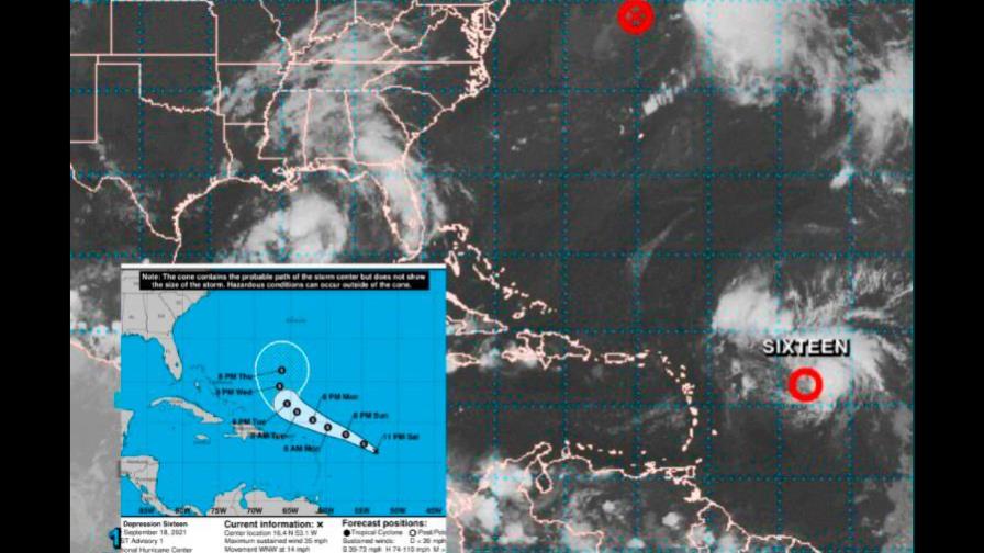 Se forma la tormenta tropical número 16 Se forma la tormenta tropical número 16