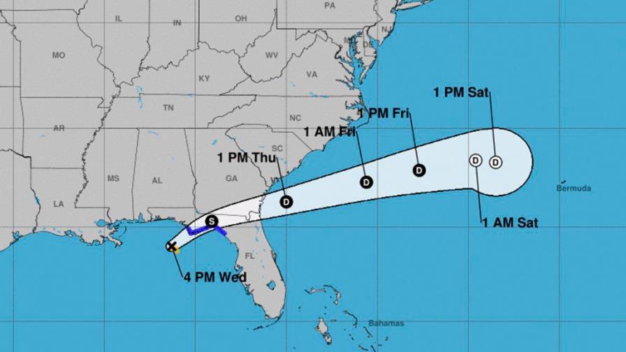 Se forma tormenta tropical Mindy cerca de Florida