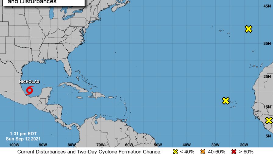 México emite aviso por la nueva tormenta Nicholas en el Golfo