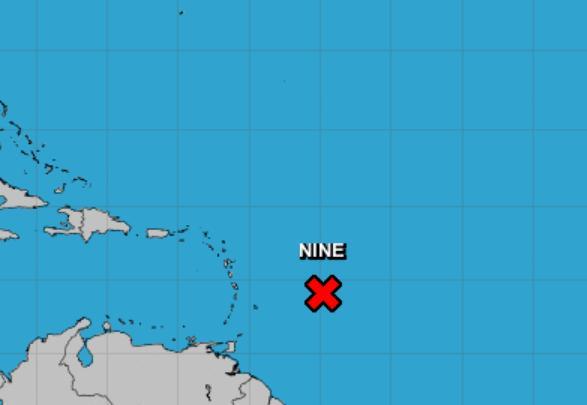 Tormenta tropical estaría sobre RD este jueves; Centro de Huracanes EEUU emite aviso