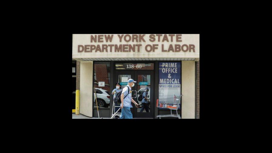 Las solicitudes de desempleo en EE.UU. bajan a 803,000, un nivel aún muy alto