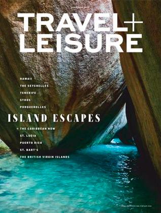 Portada de revista “Travel + Leisure” 
