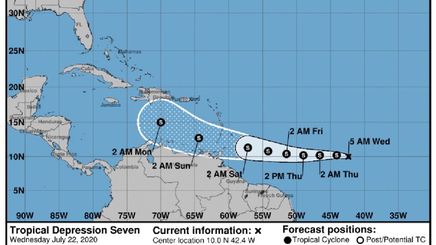 Continúa posibilidad de que tormenta tropical Gonzalo se convierta en huracán