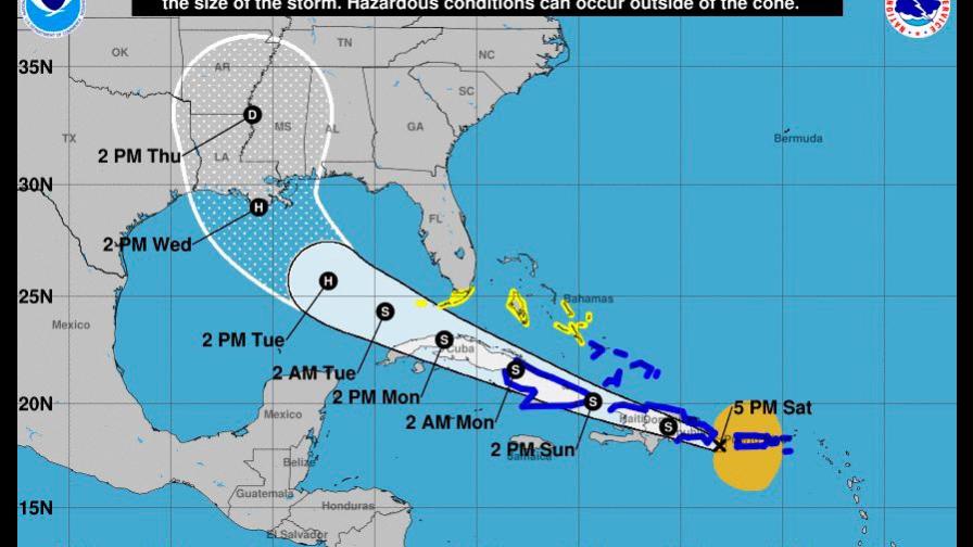Tormenta disminuye movimiento de traslación lo que la hace más peligrosa